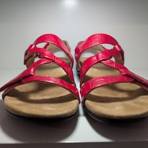 Vionic Red Strappy Sandals